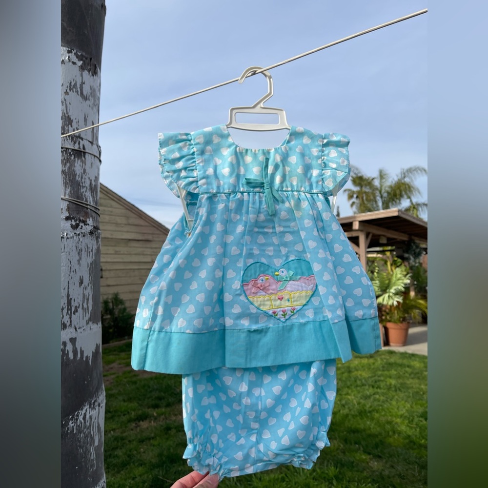 ✨ Blue Love Ducks 2 Piece Dress✨